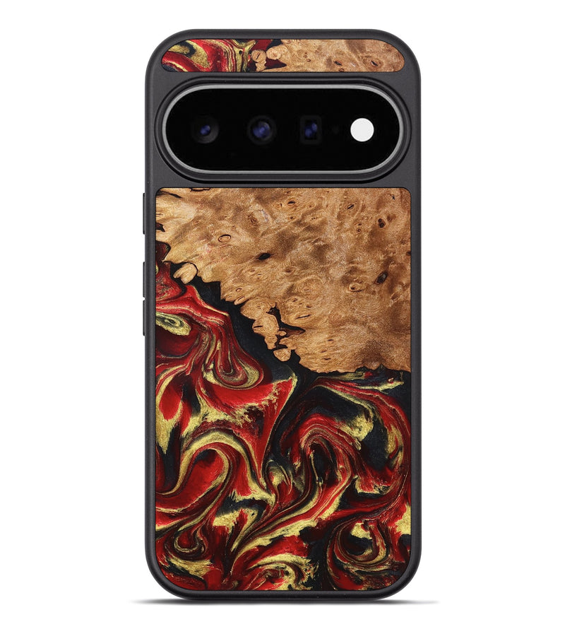 Pixel 11 Pro XL Wood Phone Case - Savanah (Red, 826734)