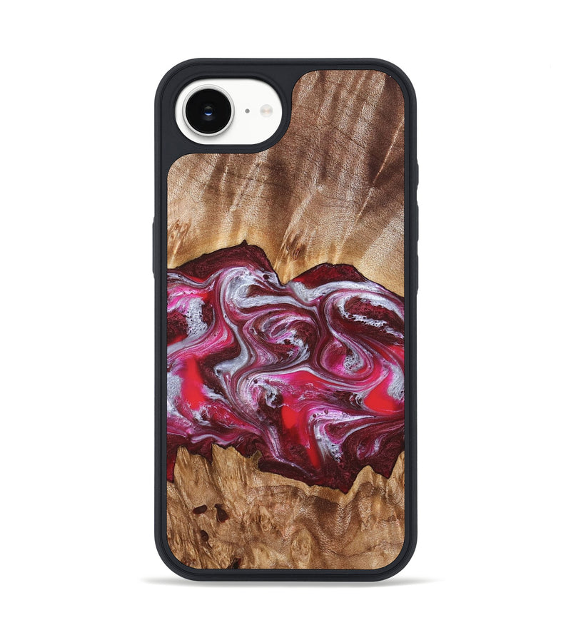 iPhone 16e Wood Phone Case - Finley (Red, 826735)