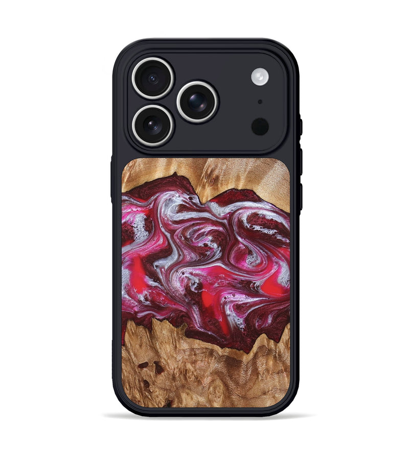 iPhone 17 Pro Wood Phone Case - Finley (Red, 826735)