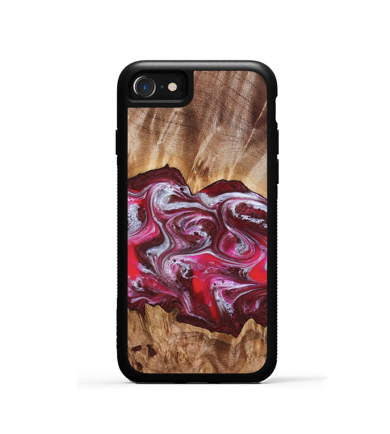 iPhone SE Wood Phone Case - Finley (Red, 826735)