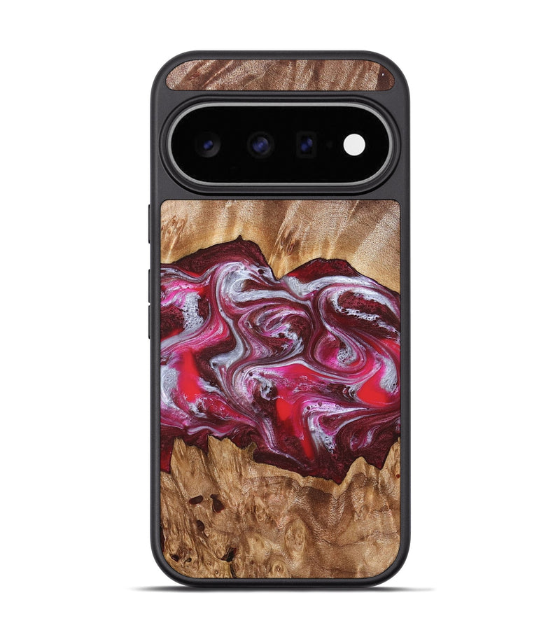 Pixel 11 Pro Wood Phone Case - Finley (Red, 826735)