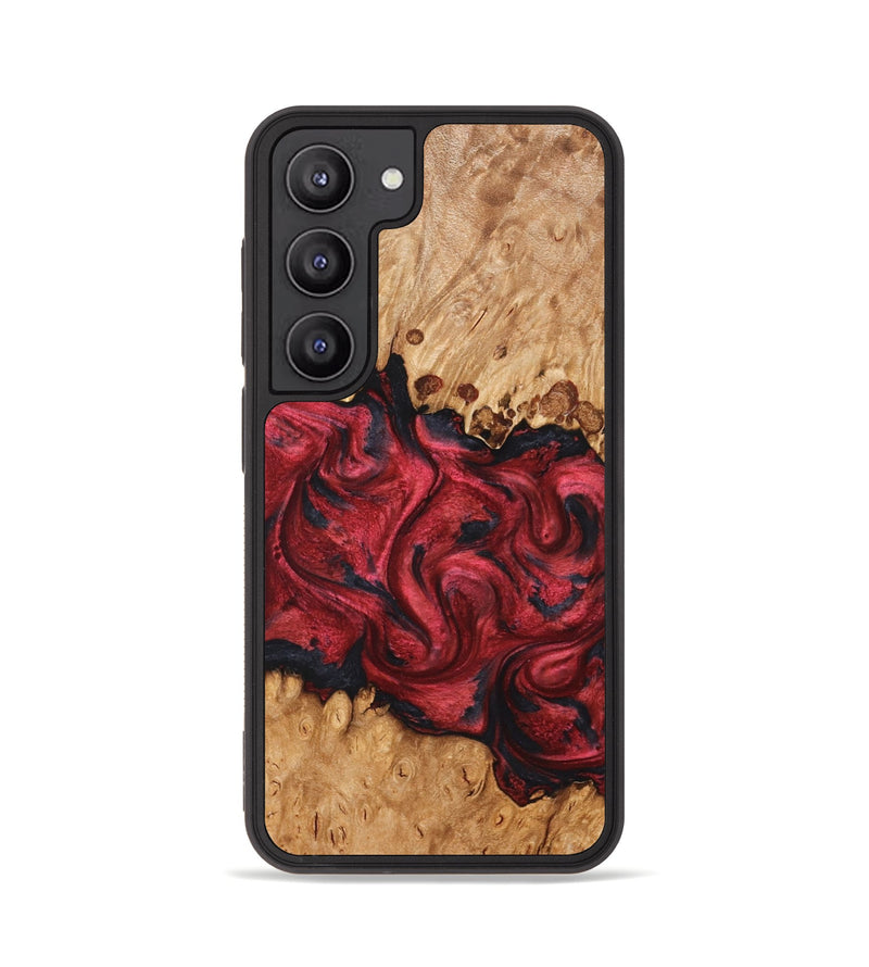 Galaxy S23 Wood Phone Case - Cindi (Red, 826737)