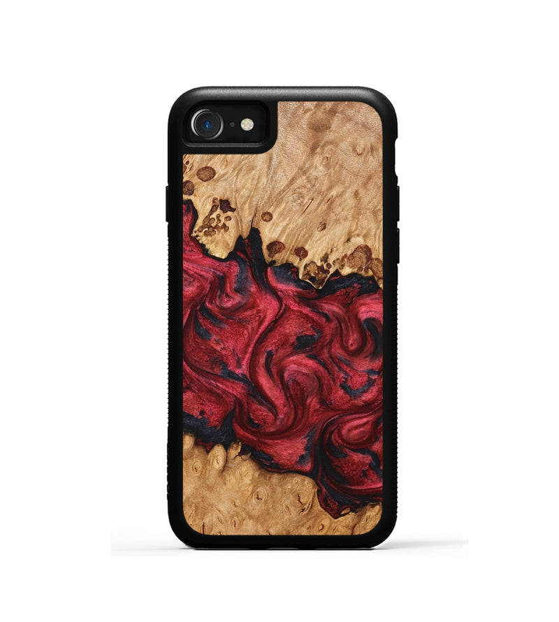 iPhone SE Wood Phone Case - Cindi (Red, 826737)