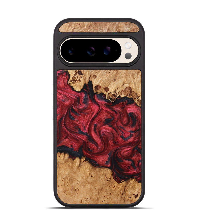 Pixel 10 Wood Phone Case - Cindi (Red, 826737)