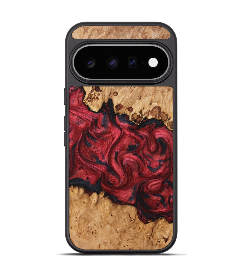 Pixel 11 Pro Wood Phone Case - Cindi (Red, 826737)