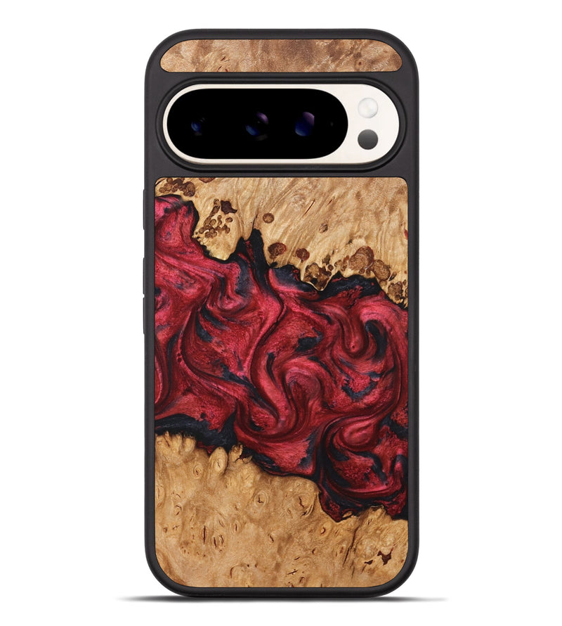 Pixel 9 Pro XL Wood Phone Case - Cindi (Red, 826737)