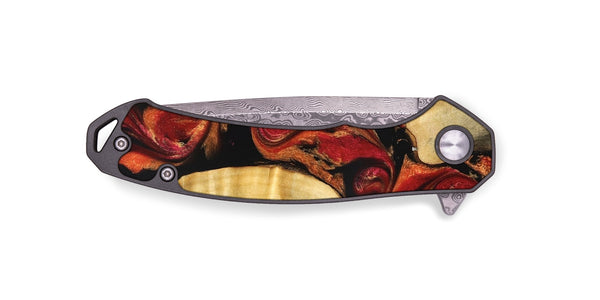EDC Wood Pocket Knife - Tera (Red, 826738)