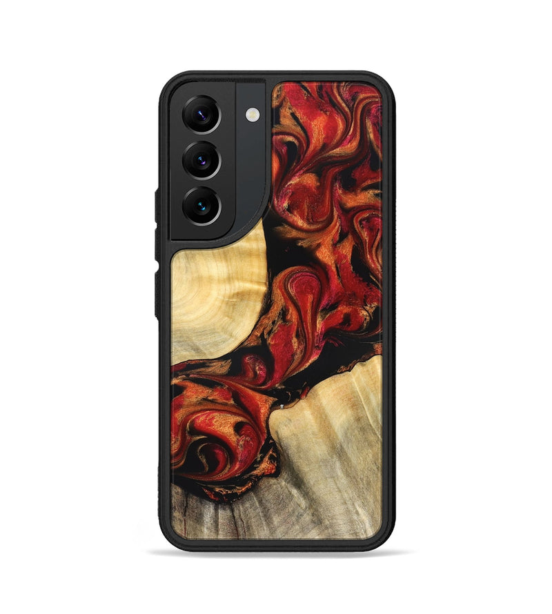 Galaxy S22 Wood Phone Case - Tera (Red, 826738)