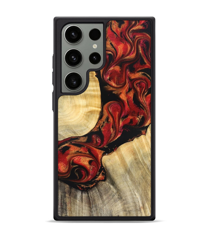 Galaxy S24 Ultra Wood Phone Case - Tera (Red, 826738)