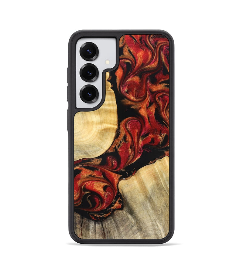 Galaxy S25 Wood Phone Case - Tera (Red, 826738)