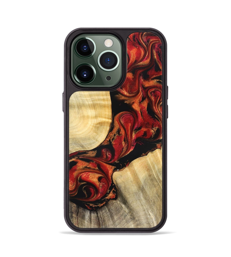 iPhone 13 Pro Wood Phone Case - Tera (Red, 826738)