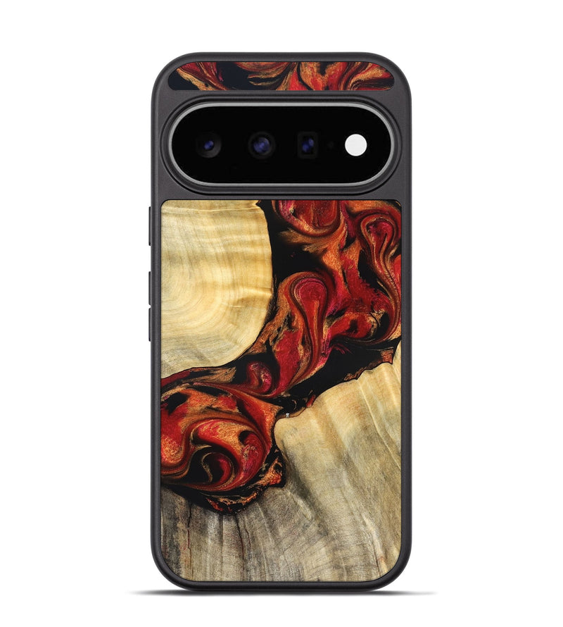 Pixel 11 Wood Phone Case - Tera (Red, 826738)