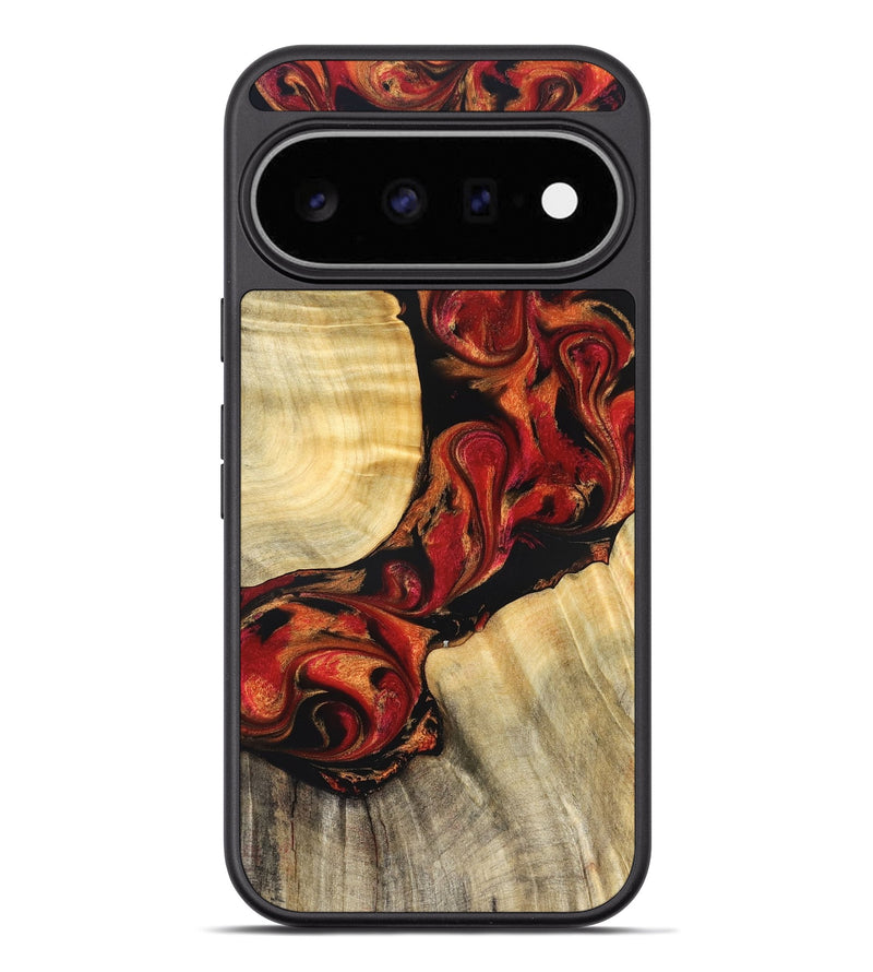 Pixel 11 Pro XL Wood Phone Case - Tera (Red, 826738)