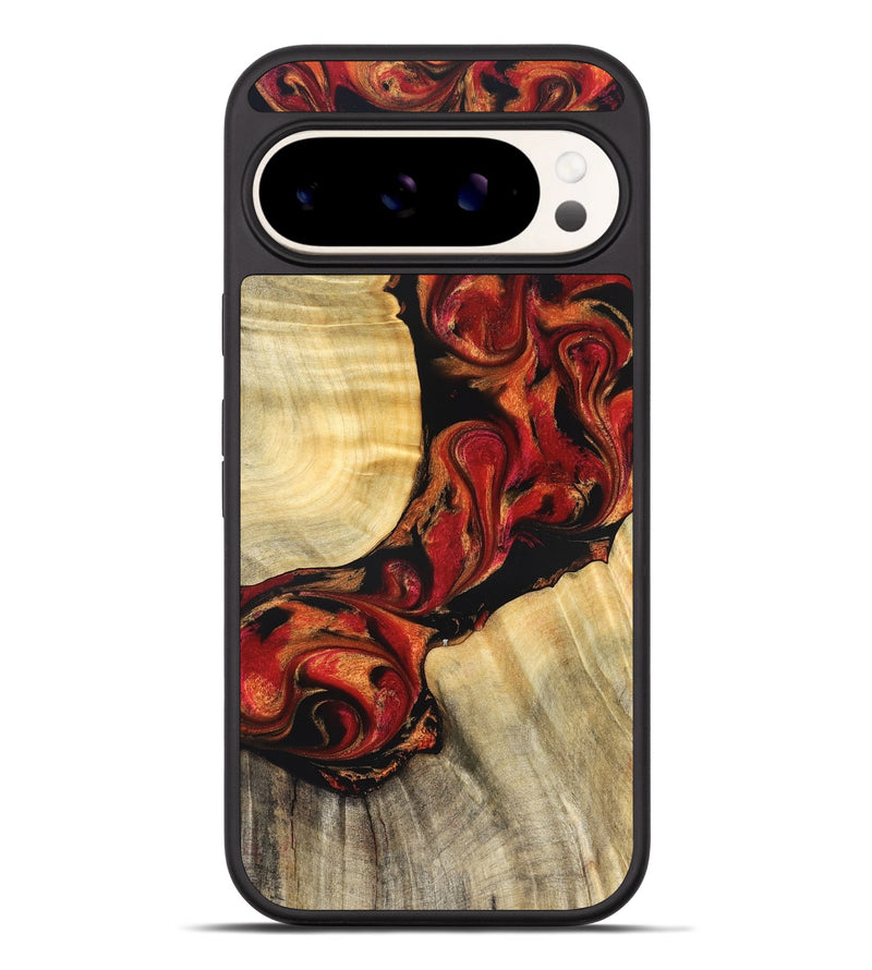 Pixel 9 Pro XL Wood Phone Case - Tera (Red, 826738)