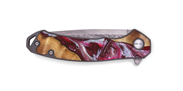 EDC Wood Pocket Knife - Perla (Red, 826739)