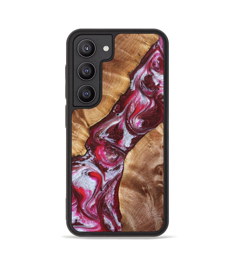 Galaxy S23 Wood Phone Case - Perla (Red, 826739)