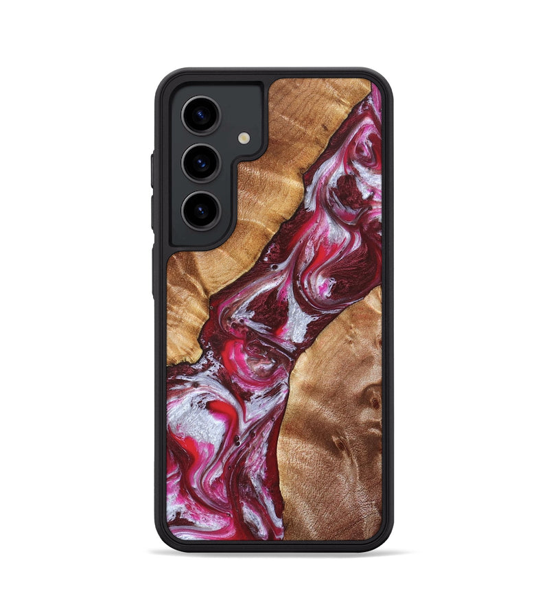 Galaxy S24 Wood Phone Case - Perla (Red, 826739)