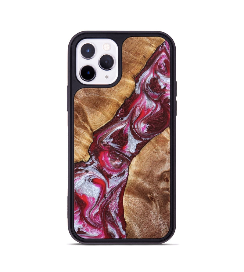 iPhone 11 Pro Wood Phone Case - Perla (Red, 826739)