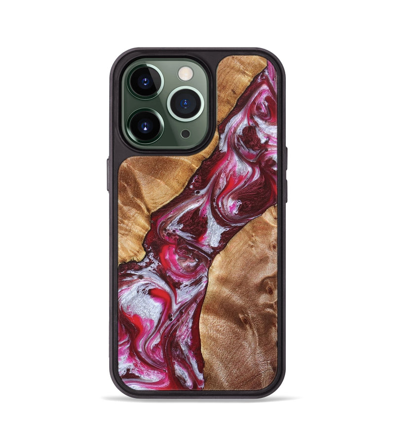iPhone 13 Pro Wood Phone Case - Perla (Red, 826739)