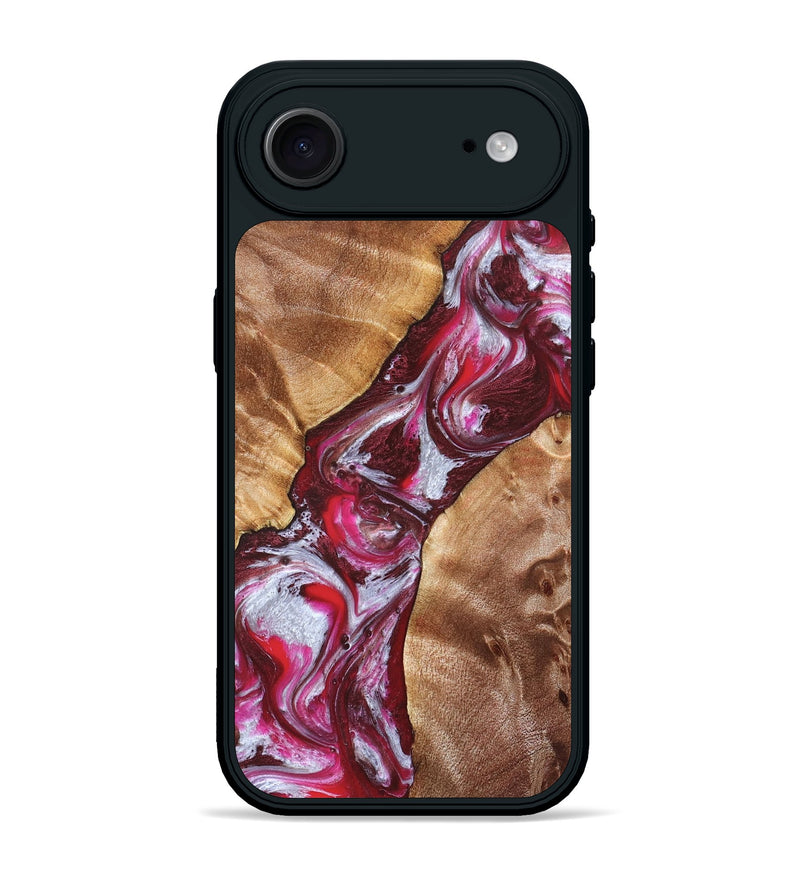 iPhone 17 Air Wood Phone Case - Perla (Red, 826739)