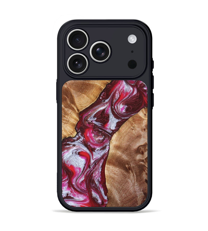 iPhone 17 Pro Wood Phone Case - Perla (Red, 826739)