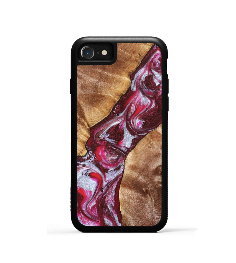 iPhone SE Wood Phone Case - Perla (Red, 826739)