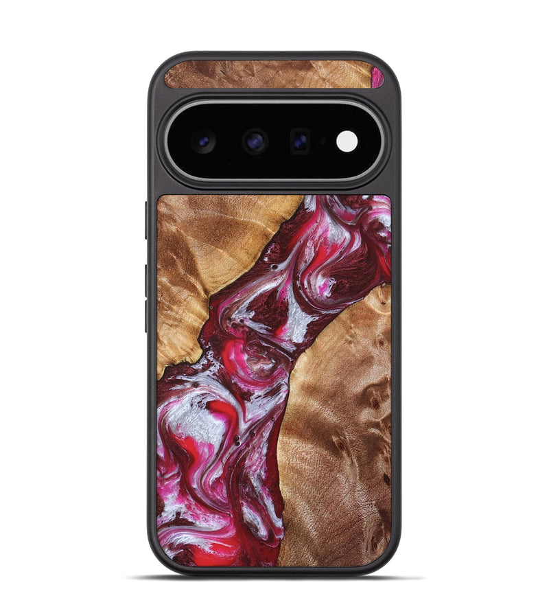 Pixel 11 Wood Phone Case - Perla (Red, 826739)
