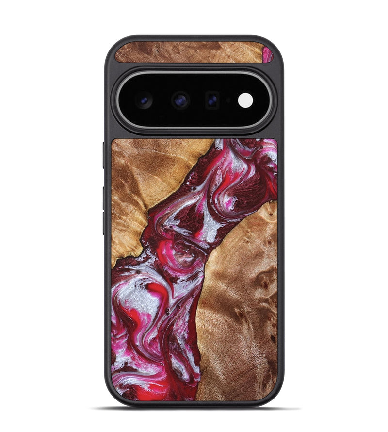 Pixel 11 Pro Wood Phone Case - Perla (Red, 826739)