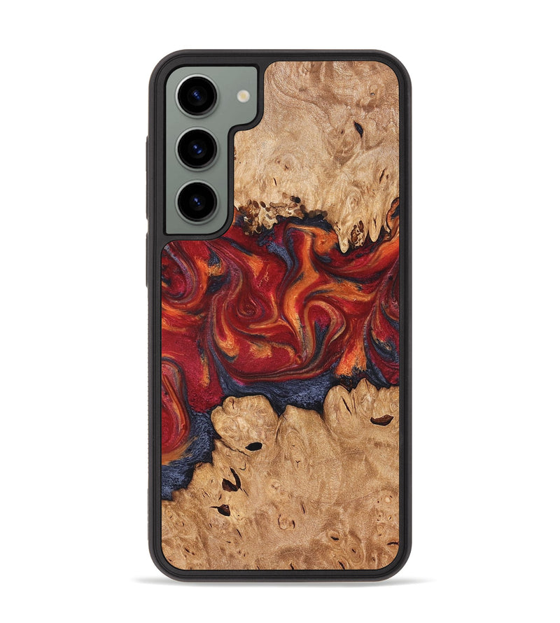 Galaxy S23 Plus Wood Phone Case - Charles (Red, 826740)
