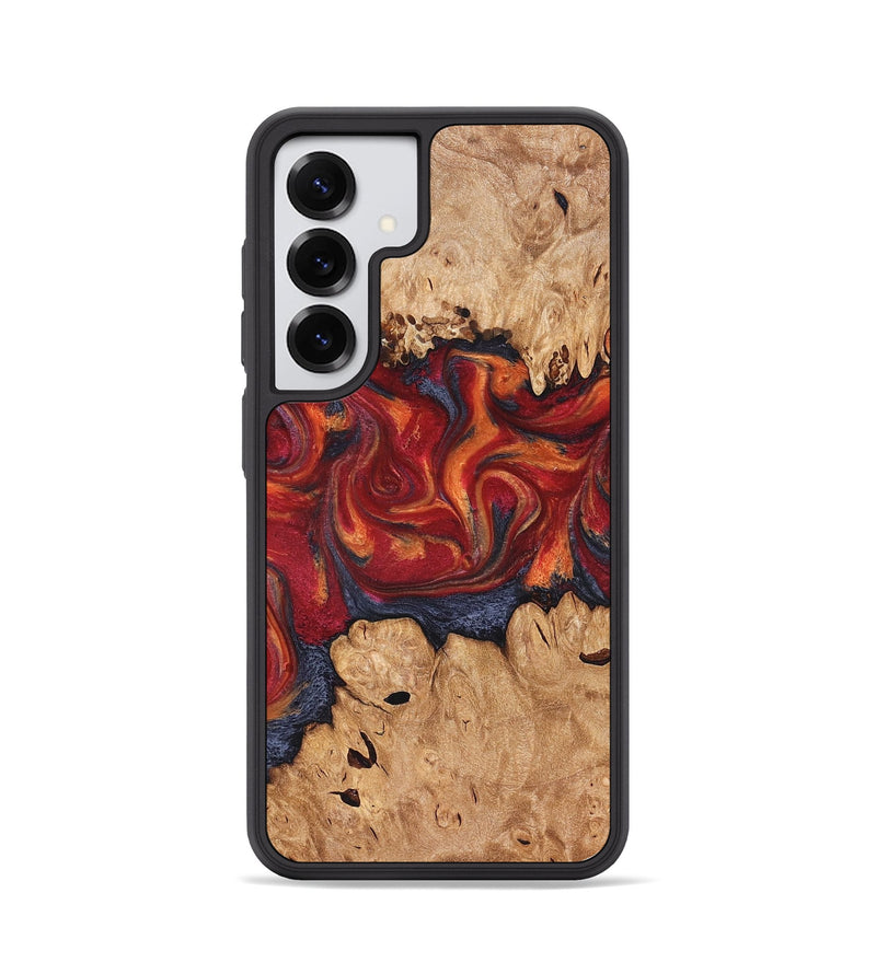 Galaxy S25 Wood Phone Case - Charles (Red, 826740)