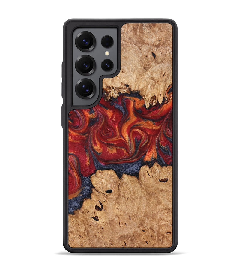 Galaxy S25 Ultra Wood Phone Case - Charles (Red, 826740)