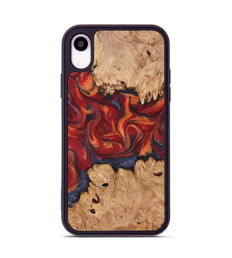 iPhone Xr Wood Phone Case - Charles (Red, 826740)