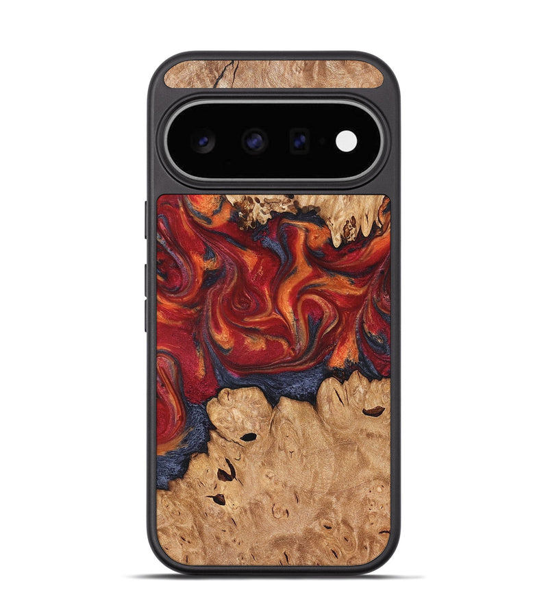 Pixel 11 Wood Phone Case - Charles (Red, 826740)