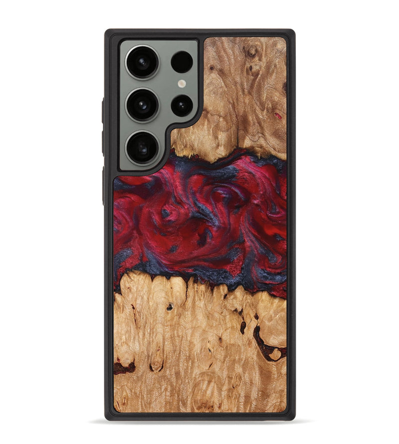 Galaxy S23 Ultra Wood Phone Case - Bobbye (Red, 826741)