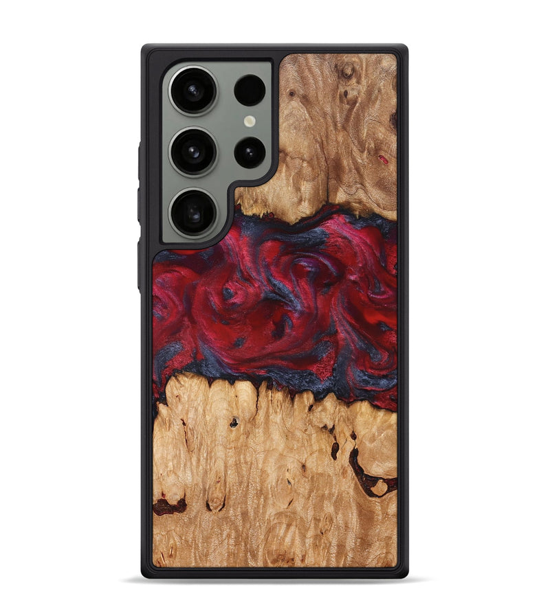 Galaxy S24 Ultra Wood Phone Case - Bobbye (Red, 826741)