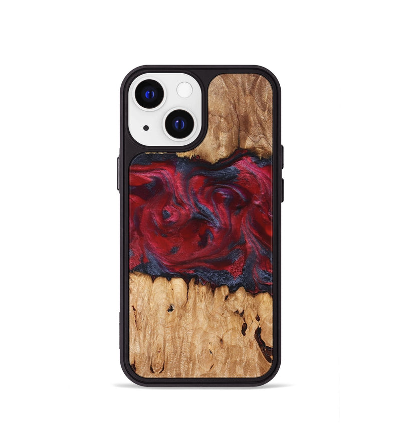 iPhone 13 mini Wood Phone Case - Bobbye (Red, 826741)