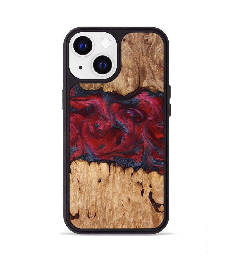 iPhone 13 Wood Phone Case - Bobbye (Red, 826741)