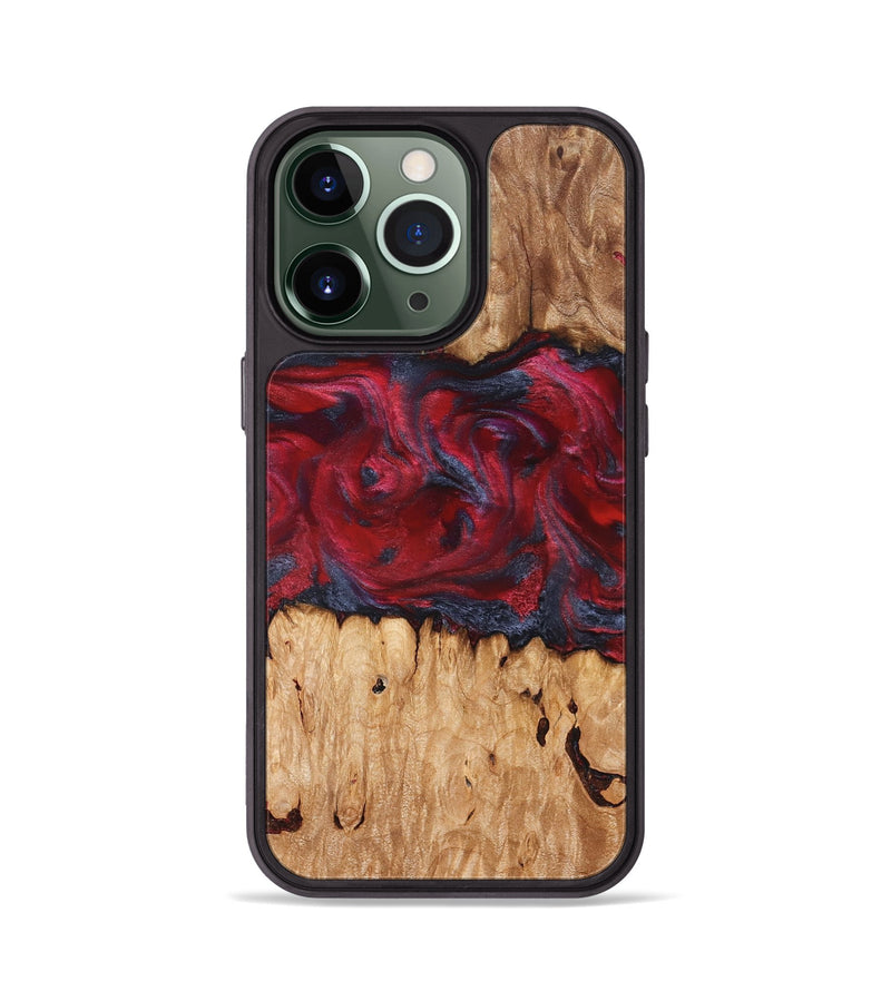 iPhone 13 Pro Wood Phone Case - Bobbye (Red, 826741)