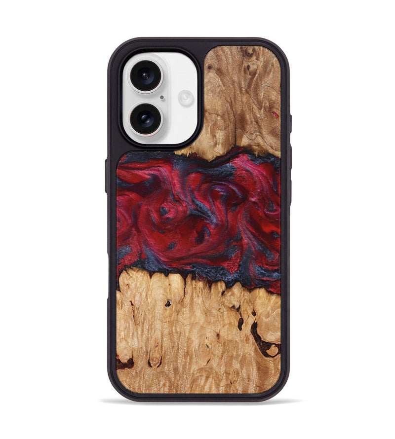 iPhone 17 Wood Phone Case - Bobbye (Red, 826741)