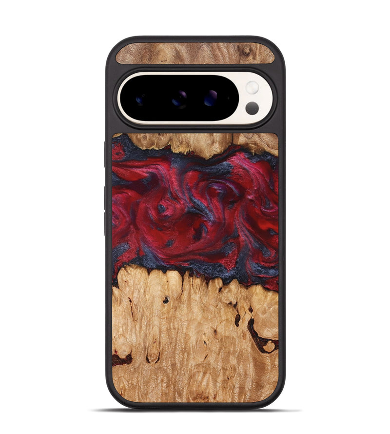 Pixel 9 Pro Wood Phone Case - Bobbye (Red, 826741)