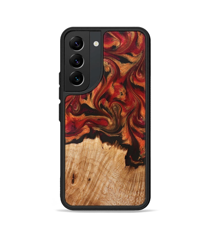 Galaxy S22 Wood Phone Case - Boone (Red, 826744)