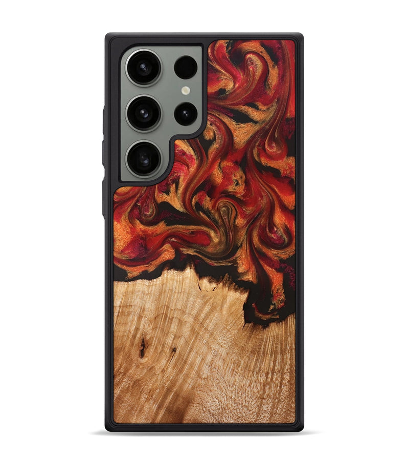 Galaxy S24 Ultra Wood Phone Case - Boone (Red, 826744)