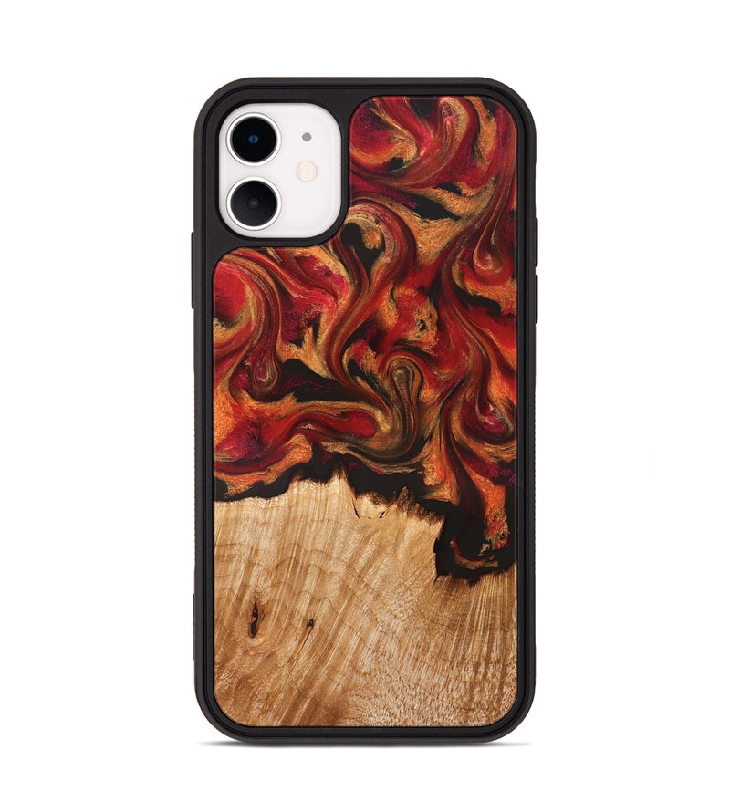 iPhone 11 Wood Phone Case - Boone (Red, 826744)