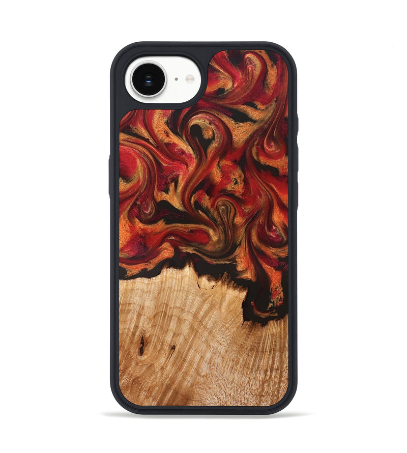 iPhone 16e Wood Phone Case - Boone (Red, 826744)