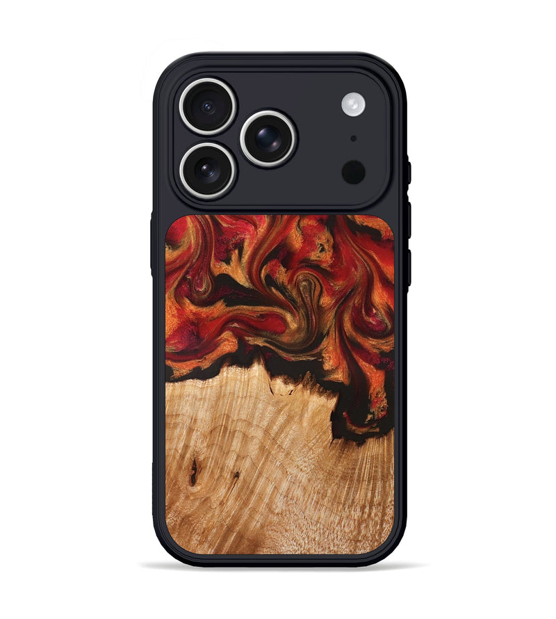 iPhone 17 Pro Wood Phone Case - Boone (Red, 826744)