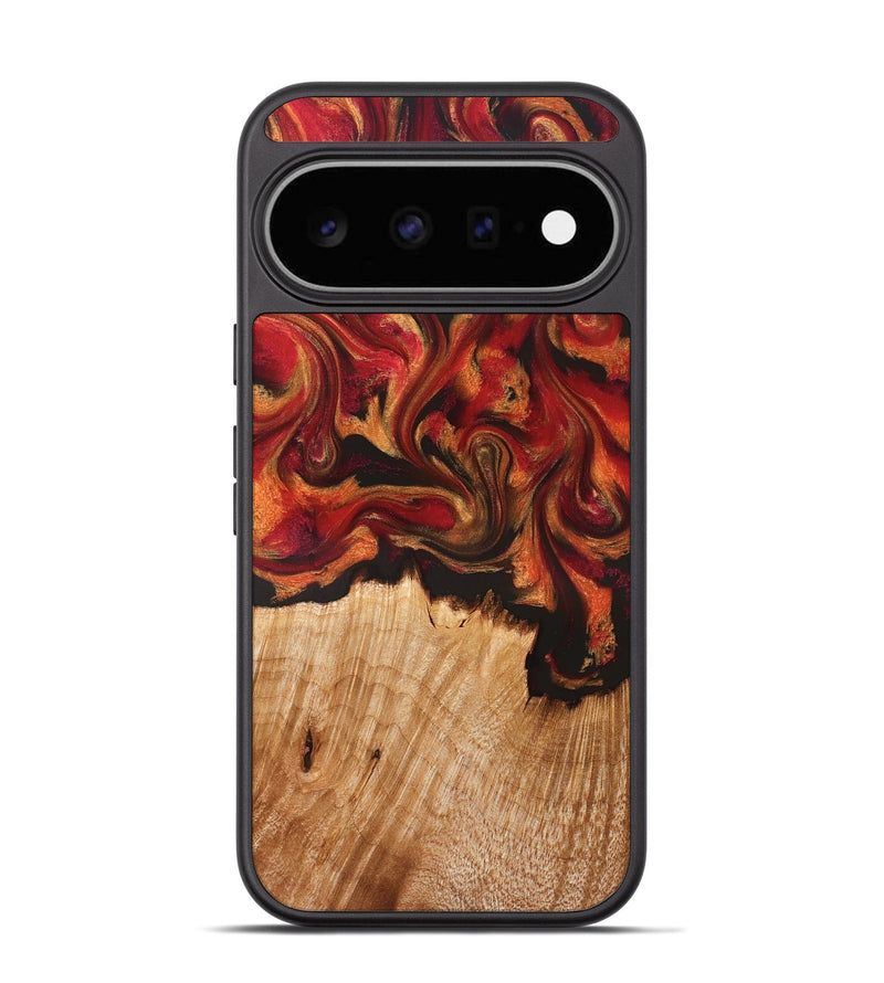 Pixel 11 Wood Phone Case - Boone (Red, 826744)