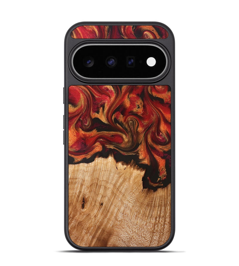 Pixel 11 Pro Wood Phone Case - Boone (Red, 826744)