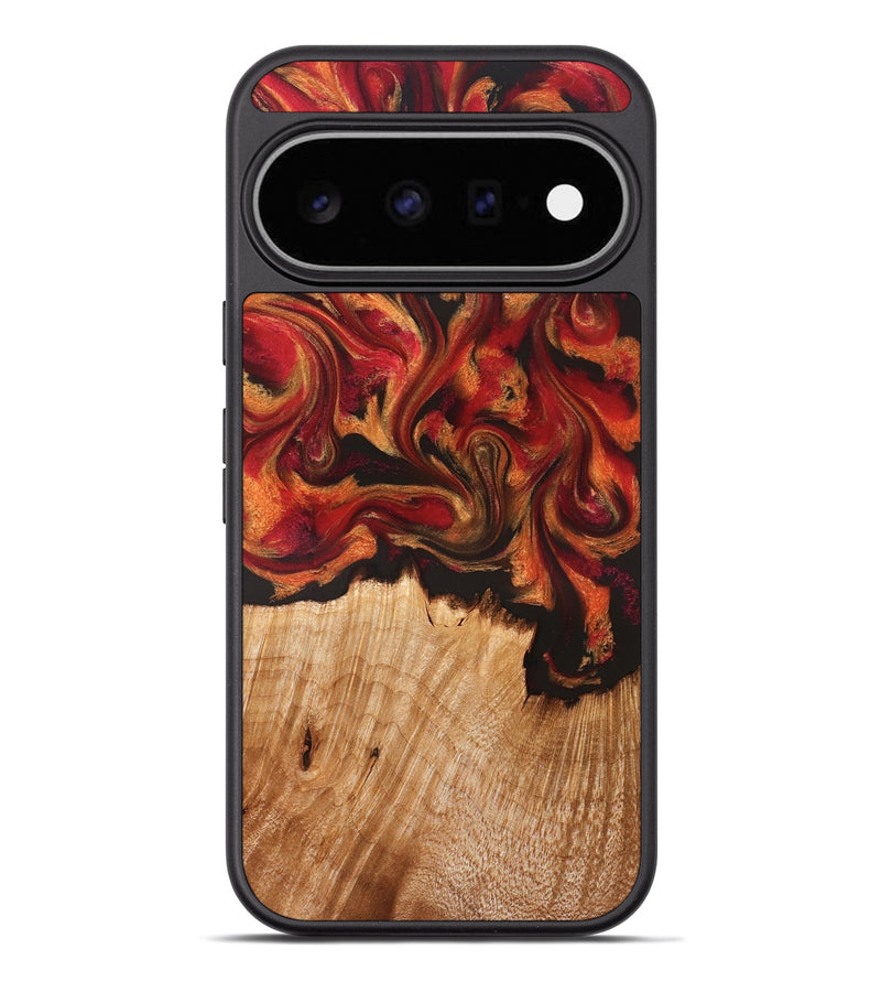 Pixel 11 Pro XL Wood Phone Case - Boone (Red, 826744)