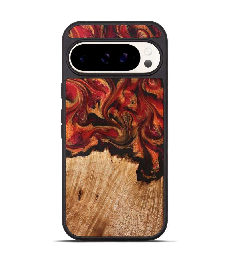 Pixel 9 Pro Wood Phone Case - Boone (Red, 826744)