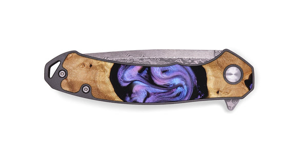 EDC Wood Pocket Knife - Debbi (Purple, 826748)